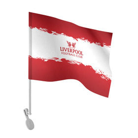 Флаг для автомобиля с принтом Liverpool FC в Новосибирске, 100% полиэстер | Размер: 30*21 см | liverpool | английский | англия | британия | британский | клуб | ливерпуль | фк | футбол | футбольный