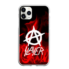 Чехол для iPhone 11 Pro матовый с принтом SLAYER в Новосибирске, Силикон |  | Тематика изображения на принте: punk | rock | slayer | альтернативный хип хоп | группа | инди поп | музыка | музыкальное произведение | ноты | панк | регги | рок | синти поп