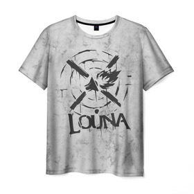Мужская футболка 3D с принтом Louna в Новосибирске, 100% полиэфир | прямой крой, круглый вырез горловины, длина до линии бедер | louna | лусинэ геворкян