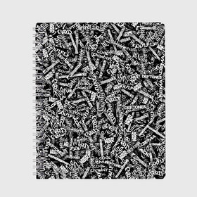 Тетрадь с принтом Alternative Nu Metal в Новосибирске, 100% бумага | 48 листов, плотность листов — 60 г/м2, плотность картонной обложки — 250 г/м2. Листы скреплены сбоку удобной пружинной спиралью. Уголки страниц и обложки скругленные. Цвет линий — светло-серый
 | Тематика изображения на принте: coal chamber | deftones | disturbed | guano apes | korn | limp bizkit | linkin park | papa roach | pod | rage against the machine | slip knot | soulfly | альтернатива | металл | ню