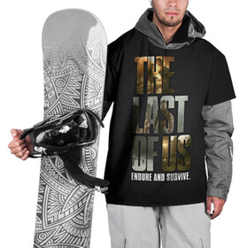 Накидка на куртку 3D с принтом The Last of Us в Новосибирске, 100% полиэстер |  | the last of us | гриб | грибы | джоэл | кордицепс | пиратs | элли