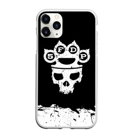 Чехол для iPhone 11 Pro матовый с принтом Five Finger Death Punch в Новосибирске, Силикон |  | Тематика изображения на принте: 5fdp | alternative | ffdp | groove | metal | metall | rock | альтернатива | грув | группа | метал | рок | череп