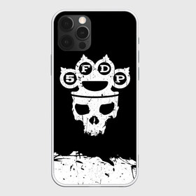Чехол для iPhone 12 Pro Max с принтом Five Finger Death Punch в Новосибирске, Силикон |  | Тематика изображения на принте: 5fdp | alternative | ffdp | groove | metal | metall | rock | альтернатива | грув | группа | метал | рок | череп