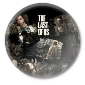 Значок с принтом The Last of Us_9 в Новосибирске,  металл | круглая форма, металлическая застежка в виде булавки | the last of us | гриб | грибы | джоэл | кордицепс | пиратs | элли