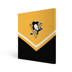 Холст квадратный с принтом Pittsburgh Penguins (Форма 1) в Новосибирске, 100% ПВХ |  | Тематика изображения на принте: питтсбург пингвинз