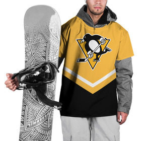 Накидка на куртку 3D с принтом Pittsburgh Penguins (Форма 1) в Новосибирске, 100% полиэстер |  | Тематика изображения на принте: питтсбург пингвинз
