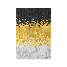 Обложка для паспорта матовая кожа с принтом 1858 Имперский флаг пикселами в Новосибирске, натуральная матовая кожа | размер 19,3 х 13,7 см; прозрачные пластиковые крепления | Тематика изображения на принте: camouflage fabric suprime military | военный триколор россии | камуфляж имперский флаг россии | камуфляжный | текстура вежливых | черно желто белый