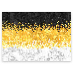Поздравительная открытка с принтом 1858 Имперский флаг пикселами в Новосибирске, 100% бумага | плотность бумаги 280 г/м2, матовая, на обратной стороне линовка и место для марки
 | camouflage fabric suprime military | военный триколор россии | камуфляж имперский флаг россии | камуфляжный | текстура вежливых | черно желто белый