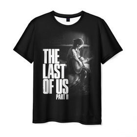 Мужская футболка 3D с принтом The Last of Us II_ в Новосибирске, 100% полиэфир | прямой крой, круглый вырез горловины, длина до линии бедер | Тематика изображения на принте: the last of us | гриб | грибы | джоэл | кордицепс | пиратs | элли