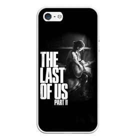 Чехол для iPhone 5/5S матовый с принтом The Last of Us II_ в Новосибирске, Силикон | Область печати: задняя сторона чехла, без боковых панелей | the last of us | гриб | грибы | джоэл | кордицепс | пиратs | элли