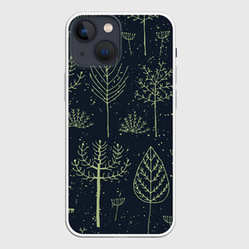 Чехол для iPhone 13 mini с принтом Загадочный лес в Новосибирске,  |  | Тематика изображения на принте: дерево | дуб | елка | животные | лес | мода | обитатели | прикольные | природа | сказка | тайна | яркие