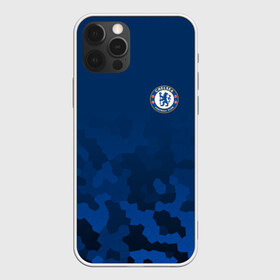 Чехол для iPhone 12 Pro Max с принтом CHELSEA SPORT в Новосибирске, Силикон |  | chelsea | fc | football | fotball club | sport | спорт | спортивные | униформа | фирменные цвета | фк | футбол | футбольный клуб | челси