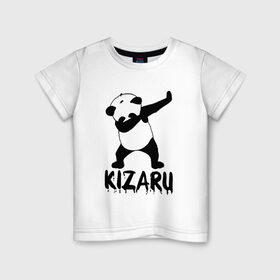 Детская футболка хлопок с принтом Kizaru в Новосибирске, 100% хлопок | круглый вырез горловины, полуприлегающий силуэт, длина до линии бедер | Тематика изображения на принте: 