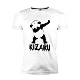 Мужская футболка премиум с принтом Kizaru в Новосибирске, 92% хлопок, 8% лайкра | приталенный силуэт, круглый вырез ворота, длина до линии бедра, короткий рукав | 