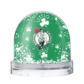 Снежный шар с принтом Boston celtics, nba в Новосибирске, Пластик | Изображение внутри шара печатается на глянцевой фотобумаге с двух сторон | basketball | boston celtics | nba | баскетбол | нба