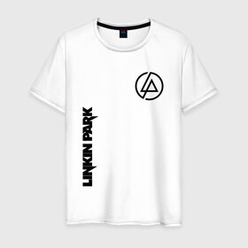 Мужская футболка хлопок с принтом Linkin Park в Новосибирске, 100% хлопок | прямой крой, круглый вырез горловины, длина до линии бедер, слегка спущенное плечо. | bennington | chester | linkin park | альтернативный | беннингтон | группа | ленкин | линкин | майк | метал | музыкант | ню | нюметал | парк | певец | рок | рэп | честер | электроник