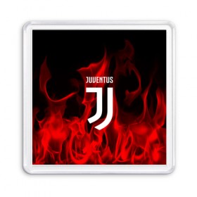 Магнит 55*55 с принтом JUVENTUS SPORT в Новосибирске, Пластик | Размер: 65*65 мм; Размер печати: 55*55 мм | football | soccer | ювентус