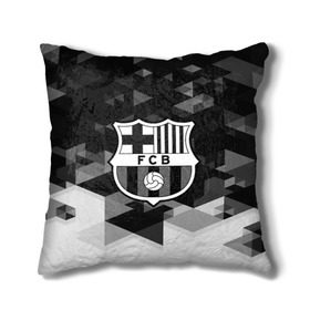 Подушка 3D с принтом FC Barcelona sport geometry в Новосибирске, наволочка – 100% полиэстер, наполнитель – холлофайбер (легкий наполнитель, не вызывает аллергию). | состоит из подушки и наволочки. Наволочка на молнии, легко снимается для стирки | Тематика изображения на принте: abstraction | barcelona | championship | fc | football | footer | polygon | soccer | socker | sport | абстракция | одежда | спорт | спортивный | униформа | футбол | футбольный клуб | чемпионат