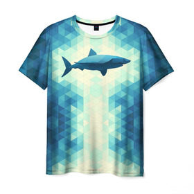 Мужская футболка 3D с принтом Акула в Новосибирске, 100% полиэфир | прямой крой, круглый вырез горловины, длина до линии бедер | shark | водолаз | гарпун | глубина | дельфин | злость | зубы | кит | кровь | курорт | лето | море | океан | отдых | охота | плавник | пляж | риф | рыба | хищник | челюсти | челюсть