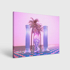 Холст прямоугольный с принтом ART в Новосибирске, 100% ПВХ |  | 3d | cgi | digital art | music | retro | vaporwave | абстракция | вейпорвейв | геометрия | музыка | ретро