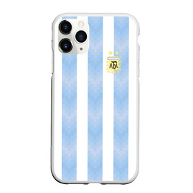 Чехол для iPhone 11 Pro матовый с принтом Сборная Аргентины в Новосибирске, Силикон |  | аргентина | месси | сборная аргентины