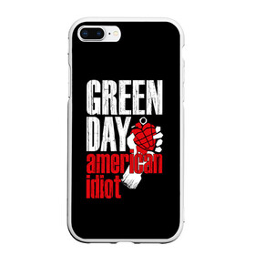 Чехол для iPhone 7Plus/8 Plus матовый с принтом Green Day American Idiot в Новосибирске, Силикон | Область печати: задняя сторона чехла, без боковых панелей | green day | punk rock | билли джо армстронг | панк рок