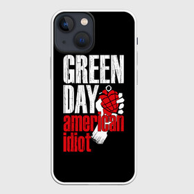 Чехол для iPhone 13 mini с принтом Green Day American Idiot в Новосибирске,  |  | green day | punk rock | билли джо армстронг | панк рок