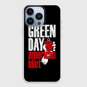 Чехол для iPhone 13 Pro с принтом Green Day American Idiot в Новосибирске,  |  | green day | punk rock | билли джо армстронг | панк рок