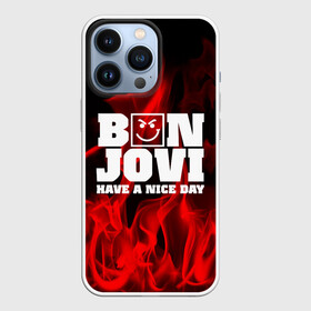 Чехол для iPhone 13 Pro с принтом BON JOVI в Новосибирске,  |  | Тематика изображения на принте: bon jovi | альтернативный хип хоп | группа | инди поп | музыка | музыкальное произведение | ноты | регги | рок | синти поп