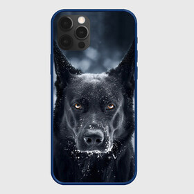 Чехол для iPhone 12 Pro Max с принтом Dark Dog в Новосибирске, Силикон |  | пес | собака