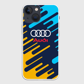 Чехол для iPhone 13 mini с принтом AUDI. в Новосибирске,  |  | abstraction | audi | auto | sport | абстракция | авто | автомобиль | автомобильные | ауди | бренд | логотип | марка | машины | спорт