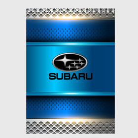 Скетчбук с принтом SUBARU sport collection в Новосибирске, 100% бумага
 | 48 листов, плотность листов — 100 г/м2, плотность картонной обложки — 250 г/м2. Листы скреплены сверху удобной пружинной спиралью | Тематика изображения на принте: auto | automobile | car | carbon | machine | motor | motor car | sport car | subaru | автомашина | бренд | легковой автомобиль | марка | спортивный автомобиль | тачка