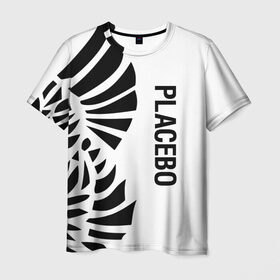 Мужская футболка 3D с принтом Placebo в Новосибирске, 100% полиэфир | прямой крой, круглый вырез горловины, длина до линии бедер | Тематика изображения на принте: placebo | альтернативный | инди | индирок | плацебо | рок