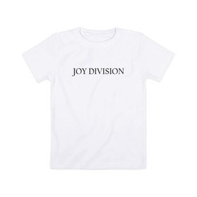 Детская футболка хлопок с принтом Joy Division в Новосибирске, 100% хлопок | круглый вырез горловины, полуприлегающий силуэт, длина до линии бедер | ian curtis | joy division | rock | unknown pleasures | иэн кёртис | рок