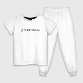 Детская пижама хлопок с принтом Joy Division в Новосибирске, 100% хлопок |  брюки и футболка прямого кроя, без карманов, на брюках мягкая резинка на поясе и по низу штанин
 | Тематика изображения на принте: ian curtis | joy division | rock | unknown pleasures | иэн кёртис | рок