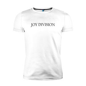 Мужская футболка премиум с принтом Joy Division в Новосибирске, 92% хлопок, 8% лайкра | приталенный силуэт, круглый вырез ворота, длина до линии бедра, короткий рукав | ian curtis | joy division | rock | unknown pleasures | иэн кёртис | рок