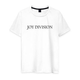 Мужская футболка хлопок с принтом Joy Division в Новосибирске, 100% хлопок | прямой крой, круглый вырез горловины, длина до линии бедер, слегка спущенное плечо. | ian curtis | joy division | rock | unknown pleasures | иэн кёртис | рок