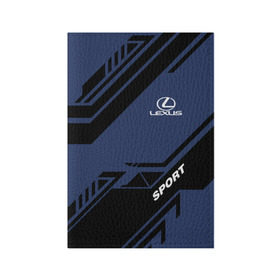 Обложка для паспорта матовая кожа с принтом LEXUS SPORT в Новосибирске, натуральная матовая кожа | размер 19,3 х 13,7 см; прозрачные пластиковые крепления | auto | lexus | sport | авто | автомобиль | автомобильные | бренд | лексус | марка | машины | спорт