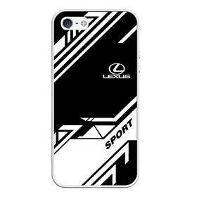 Чехол для iPhone 5/5S матовый с принтом LEXUS SPORT в Новосибирске, Силикон | Область печати: задняя сторона чехла, без боковых панелей | auto | lexus | sport | авто | автомобиль | автомобильные | бренд | лексус | марка | машины | спорт