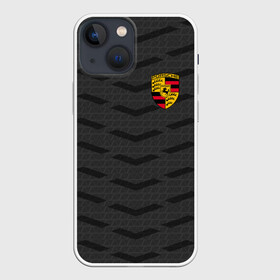 Чехол для iPhone 13 mini с принтом PORSCHE SPORT в Новосибирске,  |  | auto | porsche | sport | авто | автомобиль | автомобильные | бренд | марка | машины | порше | спорт