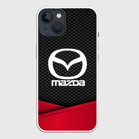 Чехол для iPhone 13 с принтом MAZDA в Новосибирске,  |  | auto | automobile | car | carbon | machine | mazda | motor | motor car | sport car | автомашина | бренд | легковой автомобиль | мазда | марка | спортивный автомобиль | тачка