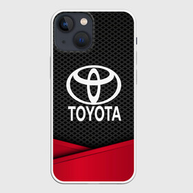 Чехол для iPhone 13 mini с принтом TOYOTA в Новосибирске,  |  | auto | automobile | car | carbon | machine | motor | motor car | sport car | toyota | автомашина | бренд | легковой автомобиль | марка | спортивный автомобиль | тачка