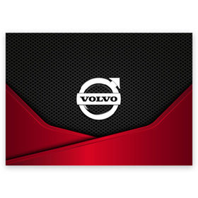 Поздравительная открытка с принтом VOLVO в Новосибирске, 100% бумага | плотность бумаги 280 г/м2, матовая, на обратной стороне линовка и место для марки
 | auto | automobile | car | carbon | machine | motor | motor car | sport car | volvo | автомашина | бренд | легковой автомобиль | марка | спортивный автомобиль | тачка