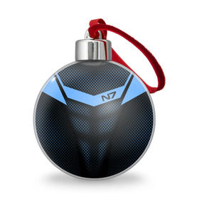 Ёлочный шар с принтом Mass Effect N7 в Новосибирске, Пластик | Диаметр: 77 мм | andromed | effect | n7 | альянс | ефект | игра | компьютерная | мас | масс | н7 | онлайн | программа | профессиональный военный код | сокрушитель n7 | фурия n7