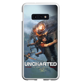 Чехол для Samsung S10E с принтом Uncharted в Новосибирске, Силикон | Область печати: задняя сторона чехла, без боковых панелей | chloe | drake | elena | nathan | naughty dog | sully | анчартед | дрейк | натан | нейтан | ноти дог | пиратs | приключения | путь вора | салли | утраченное наследие