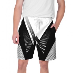 Мужские шорты 3D с принтом Биатлон в Новосибирске,  полиэстер 100% | прямой крой, два кармана без застежек по бокам. Мягкая трикотажная резинка на поясе, внутри которой широкие завязки. Длина чуть выше колен | 
