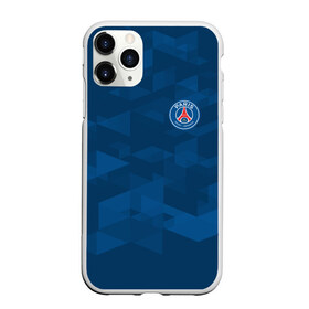 Чехол для iPhone 11 Pro матовый с принтом PSG SPORT в Новосибирске, Силикон |  | fc | football | fotball club | psg | sport | псг | спорт | спортивные | униформа | фирменные цвета | фк | футбол | футбольный клуб