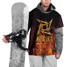 Накидка на куртку 3D с принтом Metallica в Новосибирске, 100% полиэстер |  | m | metallica | группа | джеймс хэтфилд | кирк хэмметт | ларс ульрих | метал | металика | металлика | миталика | музыка | роберт трухильо | рок | трэш | трэшметал | хард | хардрок | хеви | хевиметал