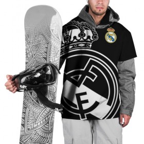Накидка на куртку 3D с принтом Real Madrid Exclusive в Новосибирске, 100% полиэстер |  | 2019 | мадрид | реал | форма | эксклюзив