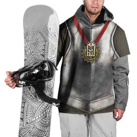 Накидка на куртку 3D с принтом Доспех рыцаря в Новосибирске, 100% полиэстер |  | deliverance | kingdom come | kingdom come deliverance | knight | кингдам кам | король | рыцарь | средневековье | средние века